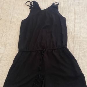 Loft black romper